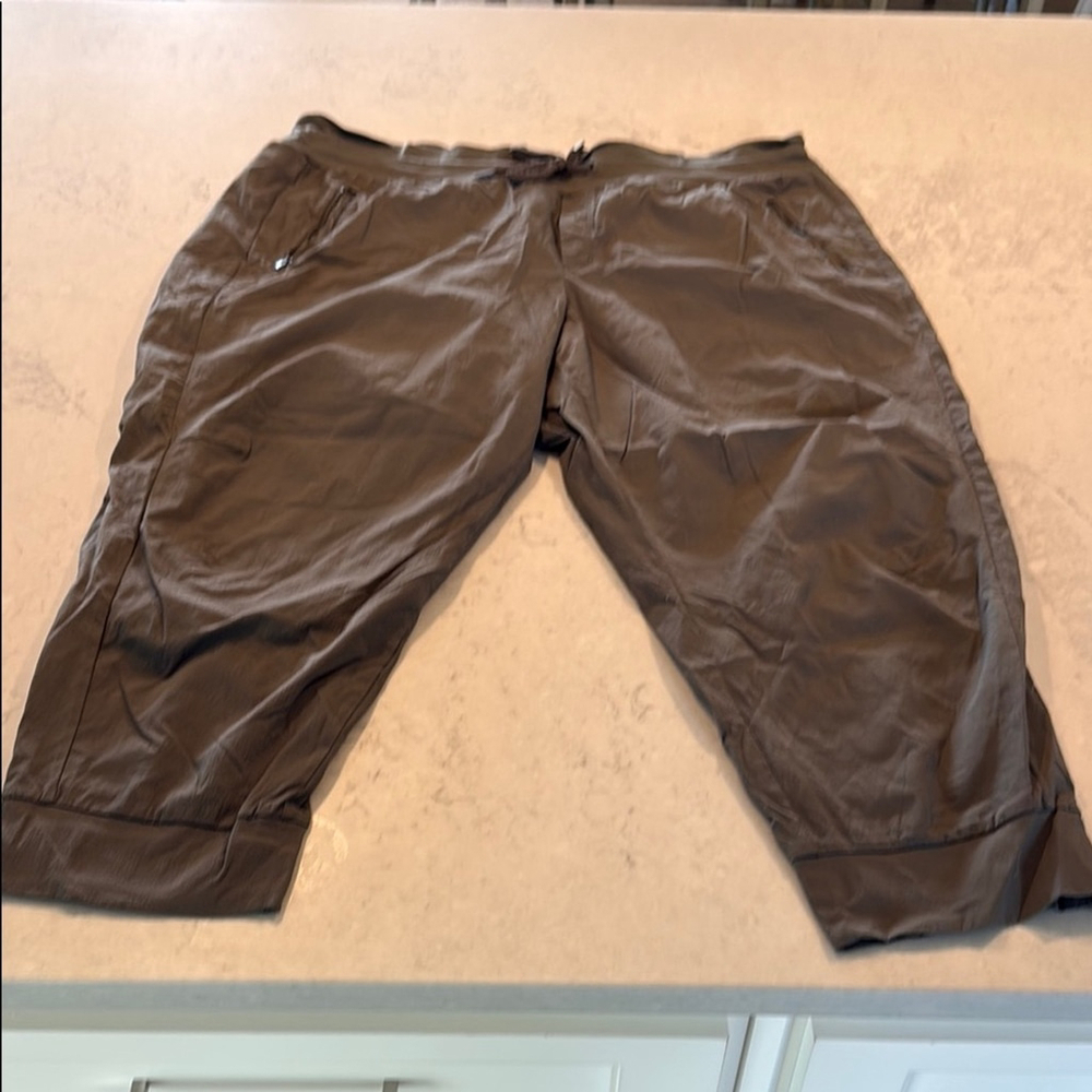 Athleta Olive Green Trekkie North Joggers Size 22 Plus